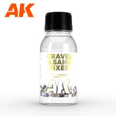 Weathering Color Gravel & Sand Fixer 100ml.