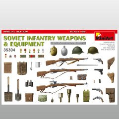 MiniArt Sovyet Piyade Silahları ve Ekipmanları. Özel Üretim