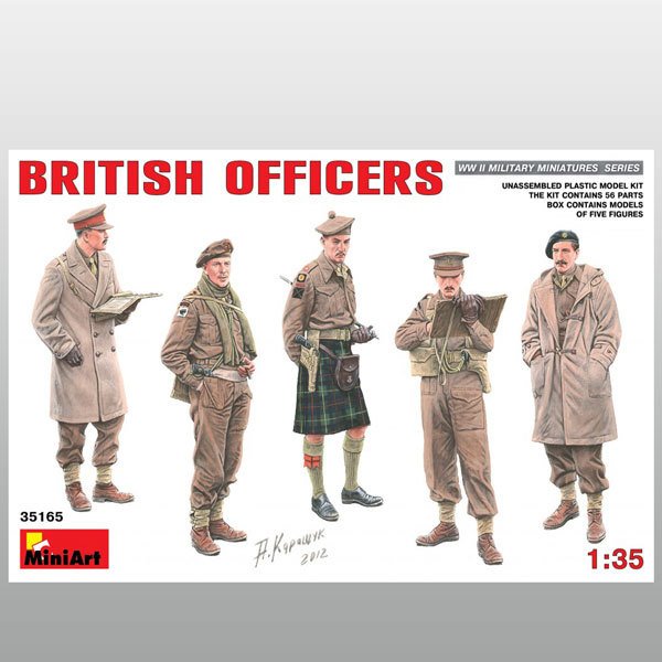 MiniArt İngiliz Subaylar