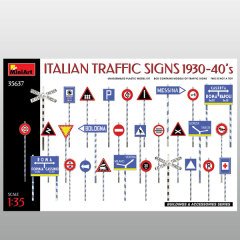 MiniArt İtalyan Yol İşaretleri 1930-40'lar