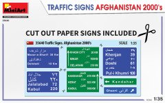 MiniArt Afganistan Trafik İşaretleri 2000ler