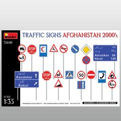 MiniArt Afganistan Trafik İşaretleri 2000ler