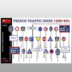 MiniArt Fransa Trafik İşaretleri 1930-40