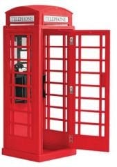 1:10 London Telephone Box