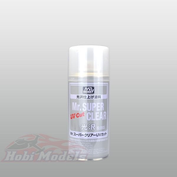 KNS Hobby - Mr SUPER CLEAR B-523 UV CUT FLAT SPRAY (170ML