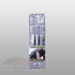 Mr. Weathering Liner SNOW Color Set