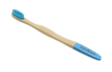 Bambu Yetişkin Diş Fırçası (Mavi)