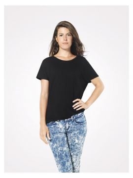 Bisiklet Yaka Siyah Renk Sinu Tshirt