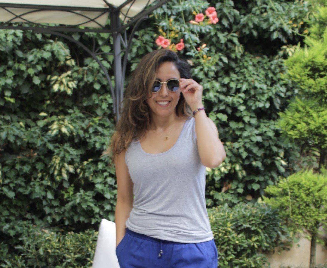 Askılı Gri Renk Sinu Tshirt