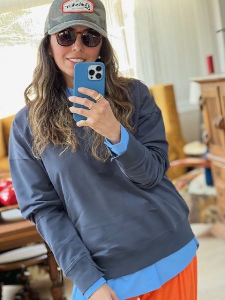 Bisiklet Yaka - Ribana Detaylı- Antrasit Renk Sinu Sweatshirt