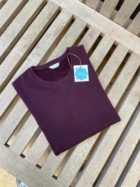 Bisiklet Yaka - İki Yan Etek Ucu Yırtmaçlı Sinu Sweatshirt