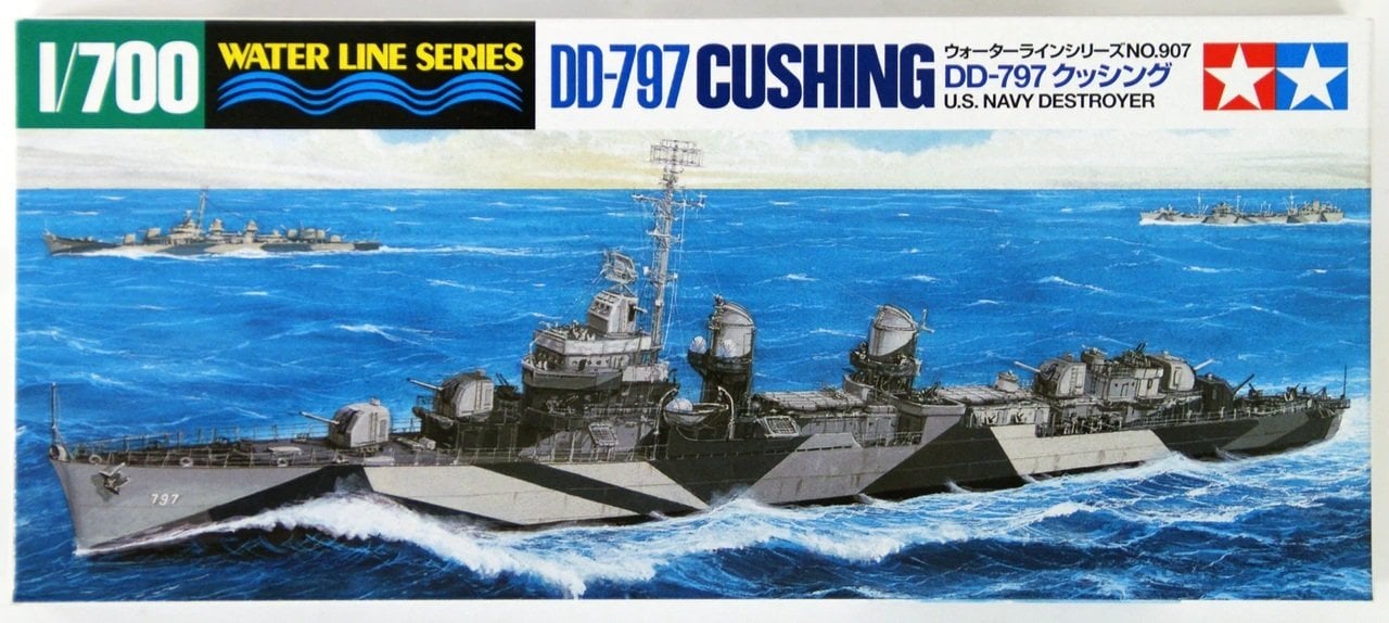 1/700 U.S. Destroyer DD-797 Cushing