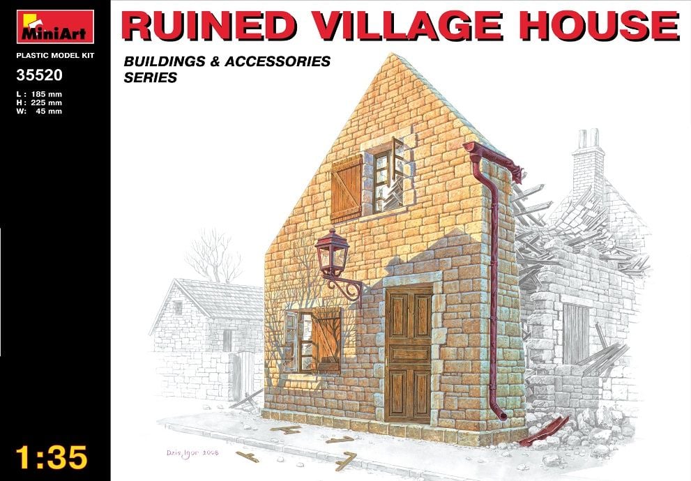 1/35 Ruined Village House