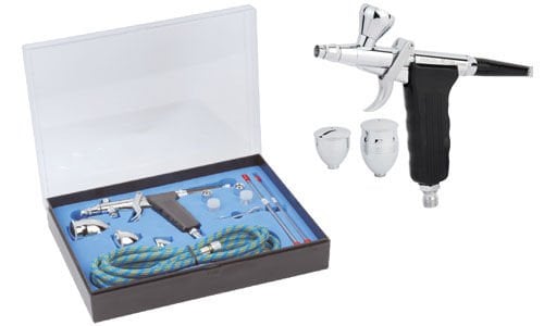 Double Action Airbrush Set 0.2,0,3,0,5mm Noz./Ned.