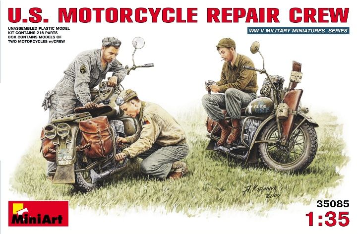 1/35 U.S. Motorcycle Repair Crew