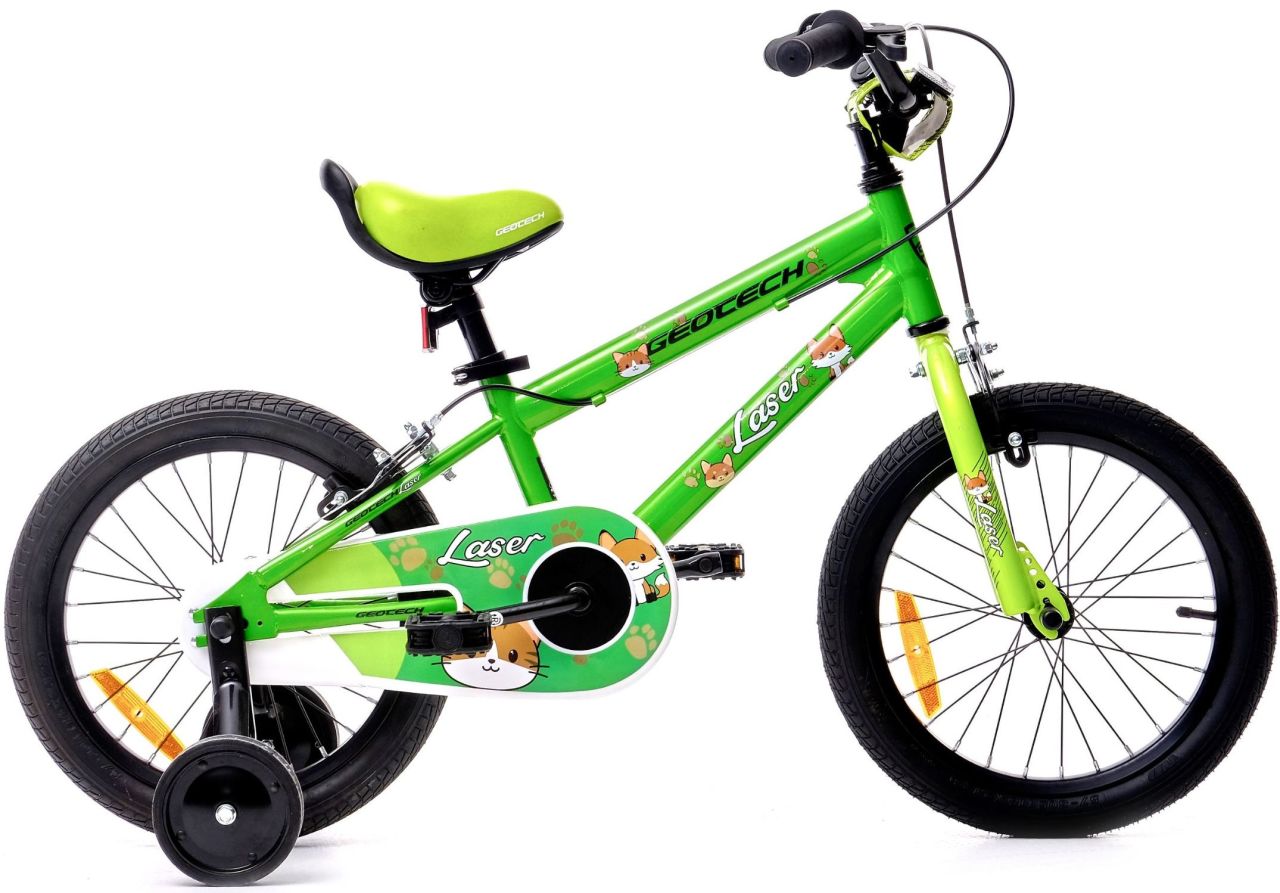 Geotech Laser V-Fren 16 Jant Çocuk Bisikleti - Yeşil