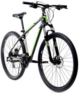 Geotech Mode 2 29 Jant 24 Vites Dağ Bisikleti - Siyah - Yeşil - Gri