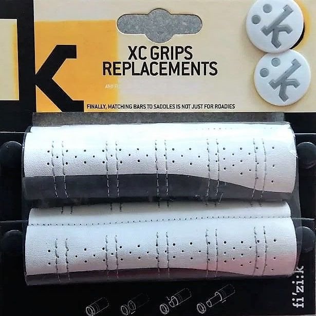 Fizik Xc Grips Replacements Yedek Elcik Kılıfı - Beyaz/Gri