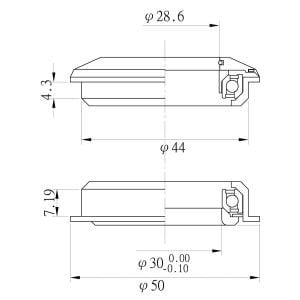 Tange Semiintegrated Ahead Headset 1-1/8 Furç Seti