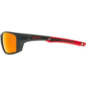 Uvex Sportstyle 232 P Bisiklet Gözlüğü - Mat Siyah Kırmızı