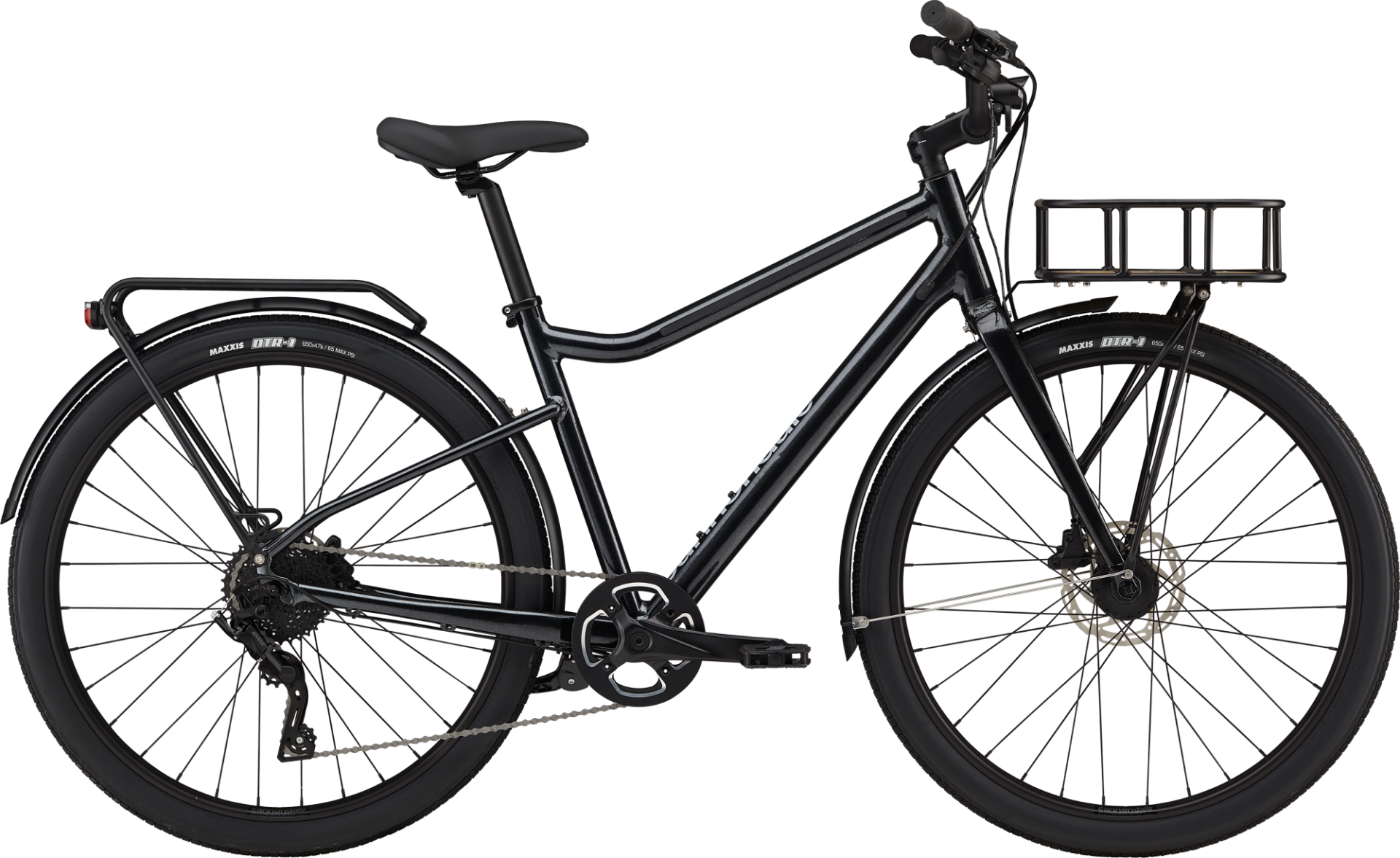 Cannondale Treadwell EQ DLX 27.5 Jant Şehir Tur Bisikleti - Black Magic