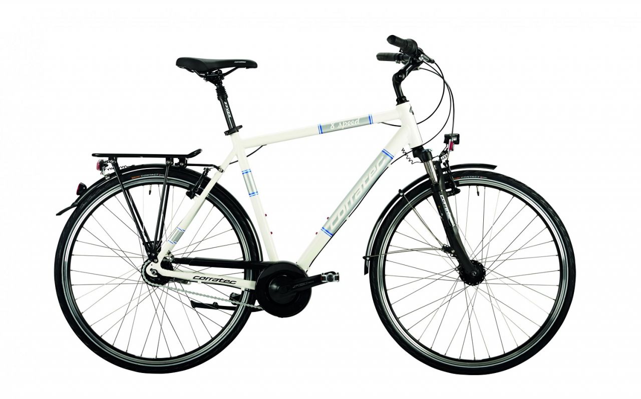 Corratec Trekking Nexus 8 Speed Men Şehir/Tur Bisikleti - Beyaz