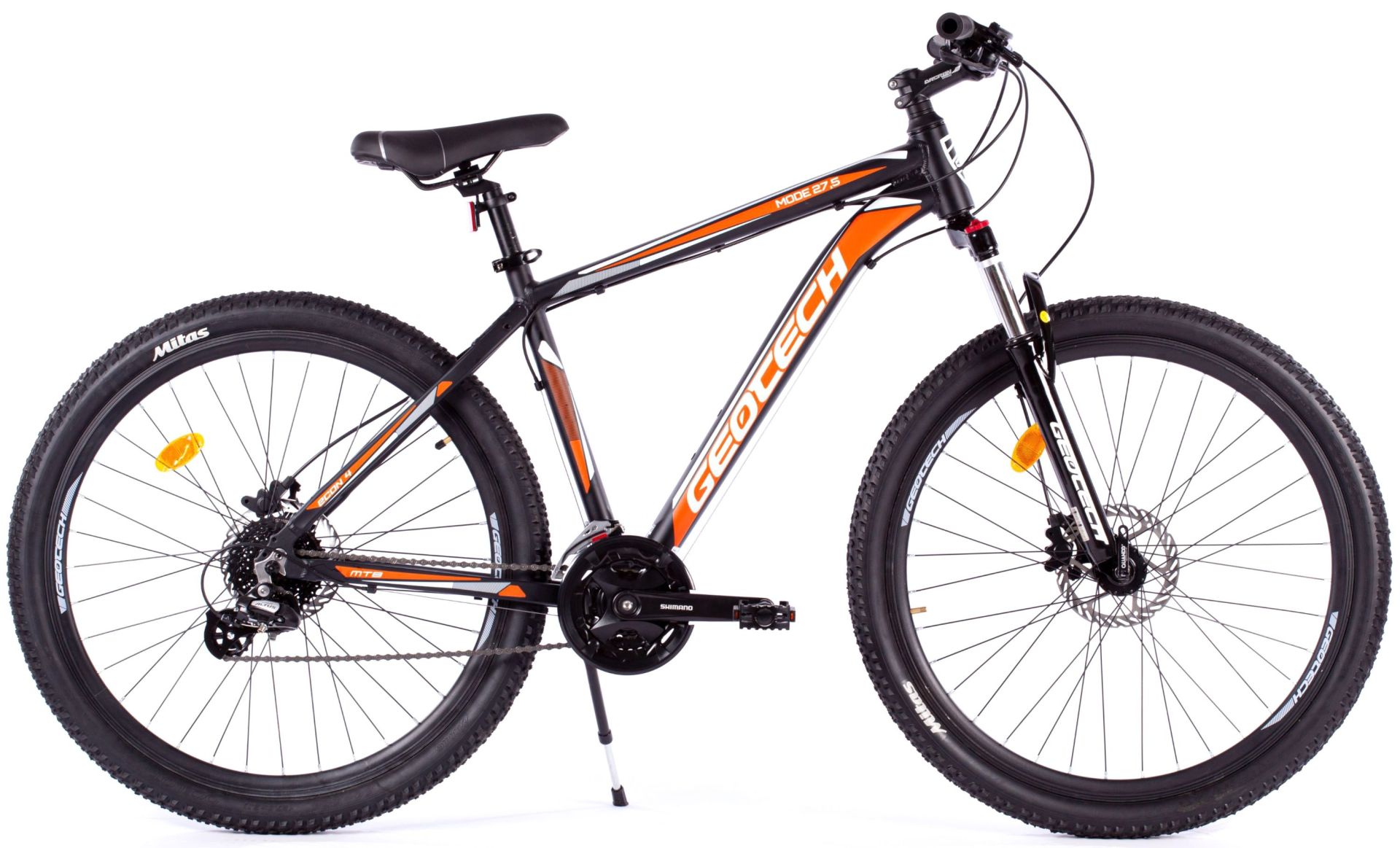 Geotech Mode 27,5 Econ 4 27,5 Jant 24 Vites Dağ Bisikleti Siyah - Turuncu
