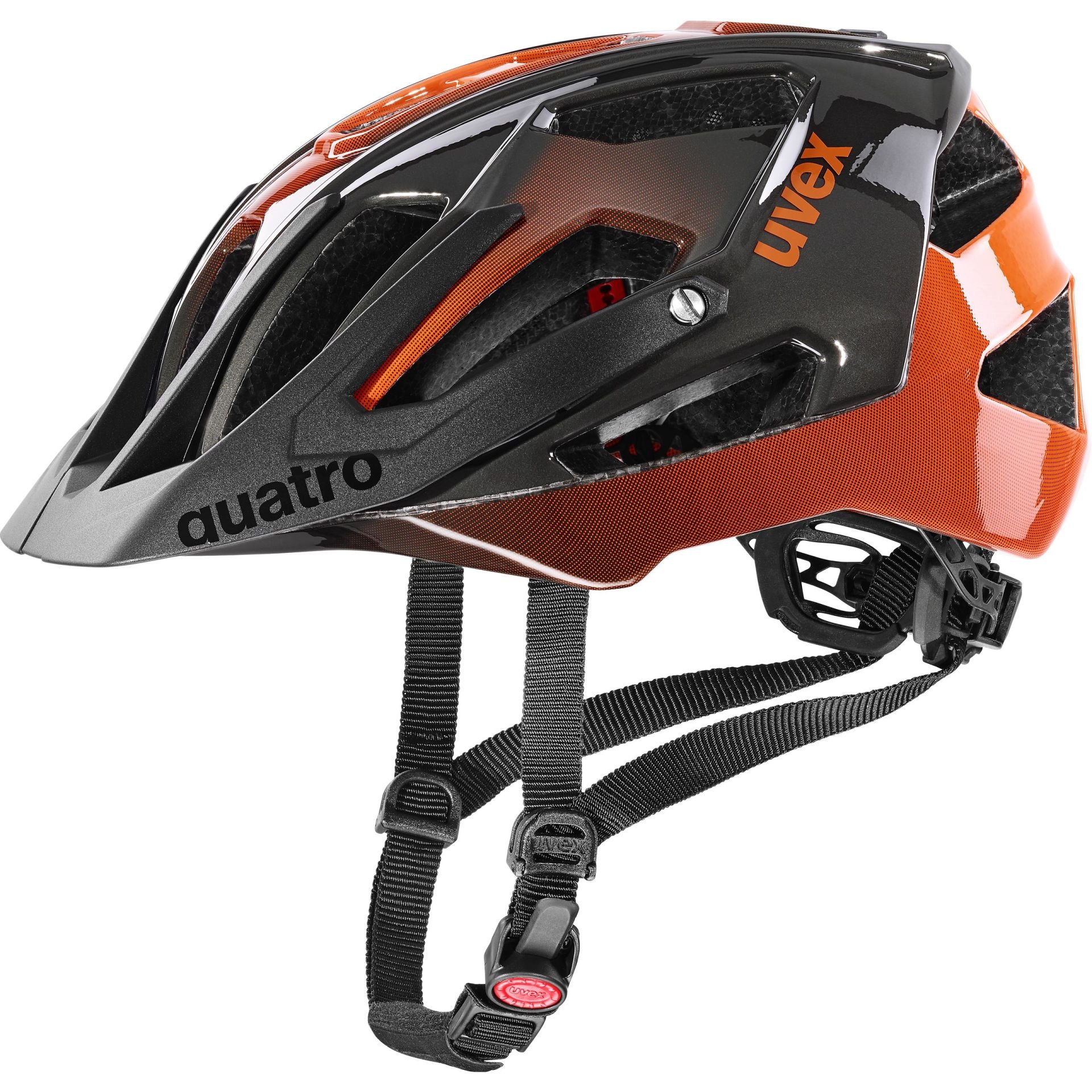 Uvex Quatro Yetişkin Bisiklet Kaskı - Titan - Orange