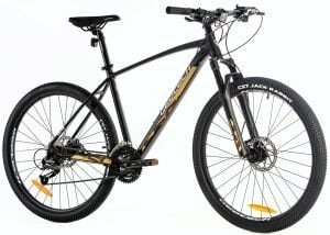 Geotech Mode Elite 27,5 Jant 27 Vites HD Dağ Bisikleti - Mat Siyah Sarı 2024