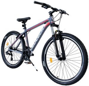 Geotech Mode 27,5 Econ 3 27.5 Jant 21 Vites Dağ Bisikleti Gri/Kırmızı