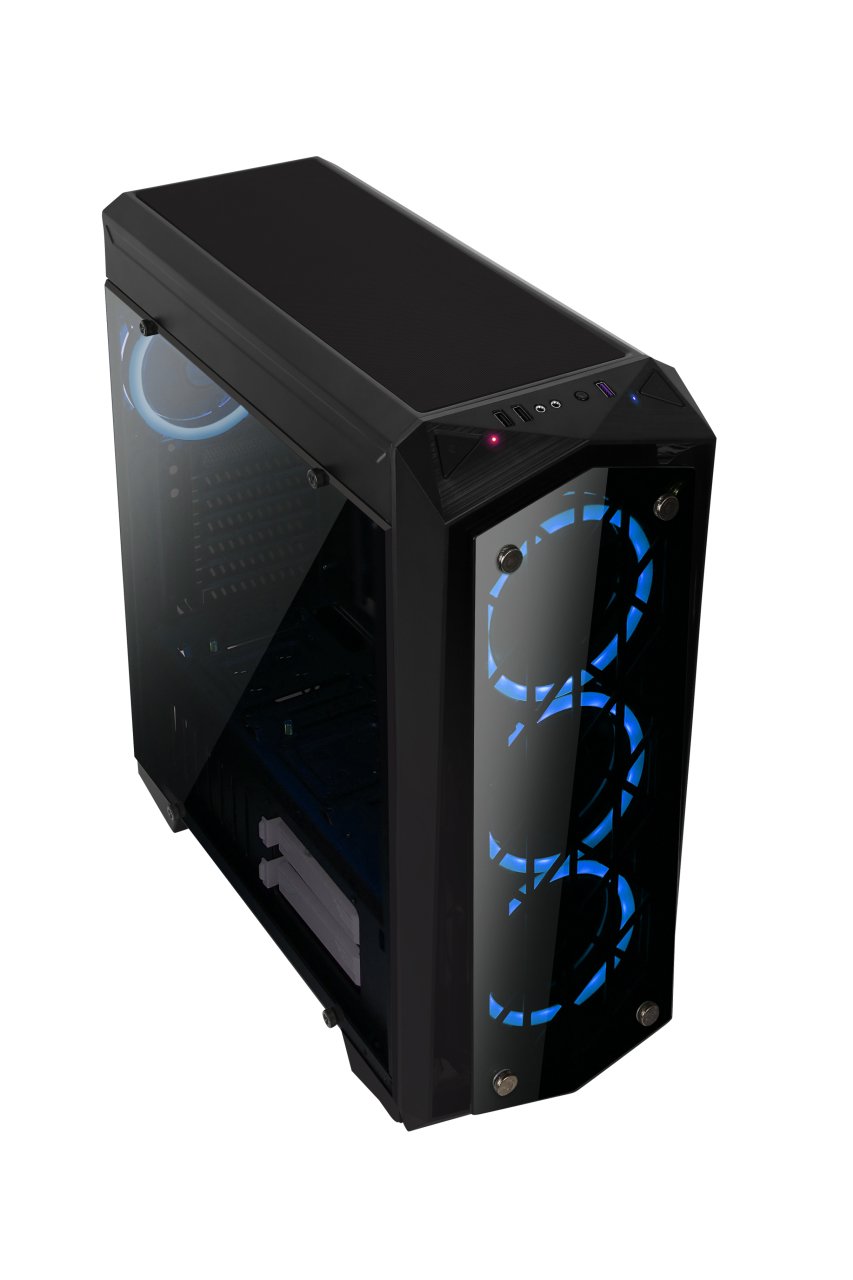 GAMEPOWER URANOS GAMING MID ATX KASA (Temperli Cam Panel, Sıvı Soğutma Sistemli, Powersız Oyuncu Kasa)