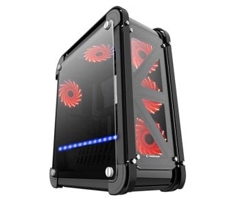 Rampage Castle RGB Oyuncu Kasası - Siyah Çelik Kasa Tempered Cam