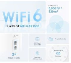 DECO-X10-1P AX1500 Whole Home Mesh Wi-Fi 6 System