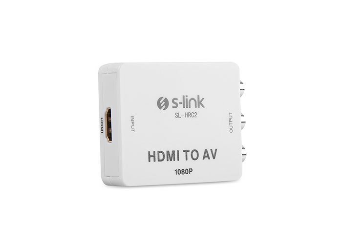 S-Link SL-HRC2 HDMI TO AV 1080P Mini Model Dönüştürücü