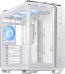 ASUS TUF GAMING GT502 PANAROMİK TEMPERLİ CAM USB TYPE-C ATX / MICRO-ATX / MINI-ITX FANLI BEYAZ KASA