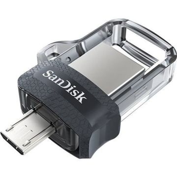 SANDİSK SDDD3-256G-G46 256GB Ultra Android Dual Drive USB 3.0 Siyah USB Bellek
