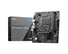 MSI PRO H610M-S DDR4 SOKET 1700 3200(OC) HDMI M.2 USB3.2 1x 1G LAN mATX