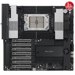 ASUS MB PRO WS WRX90E-SAGE SE AMD WRX90 sTR5 DDR5 7600 VGA 4x M2 USB3.2 2x10Gbit + 1Gbit LAN EEB 2TB’A KADAR RAM DESTEĞİ 2x SlimSAS PORTU ASUS CONTROL CENTER EXPRESS HEDİYELİ!