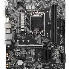 MSI MB PRO H610M-G SOKET 1700 DDR5 5600MHZ(OC) HDMI VGA DP M.2 USB3.2 1x 1G LAN mATX