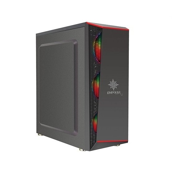 Inca 750W 80 Plus RGB Gaming Kasa EMG-47DX 4 Rgb Led Fan ve Cam Pencereli