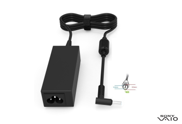 Compaxe CLS-106 Sony Vaio Notebook Şarj Aleti Sony Vaio 65W 16V 4A Adaptör...Yüksek Verimli İğneli Yuvarlak T Uçlu Kolay Taşınır Minimal Tasarımlı Sony Vaio Adaptör