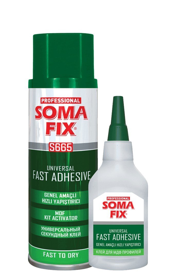 SOMA FIX HIZLI YAPIŞTIRICI MDF KİT 200ML + 50GR KOLİ