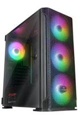 Rampage TRAPPER 750W 80+ BRONZE Manyetik Temperli Camlı 3*14cm+1*12cm ARGB E-ATX Mid-T Gaming Oyuncu Kasası