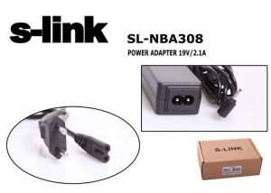 S-link SL-NBA308 40W 19V 2.1A 2.5*0.7 Asus Notebook/Minibook İpince Uç Adaptör