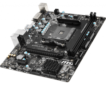 MSI A320M-A PRO A320 Socket AM4 AMD Ryzen™ DDR4 3200 MHz (O.C.) USB 3.1 Anakart