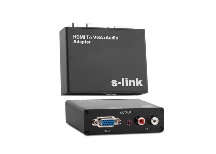 S-Link HVC11 HDMI to VGA 1m Çevirici Adaptör