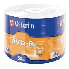 Verbatim DVD-R 4.7GB 16X 120DK 50li Paket