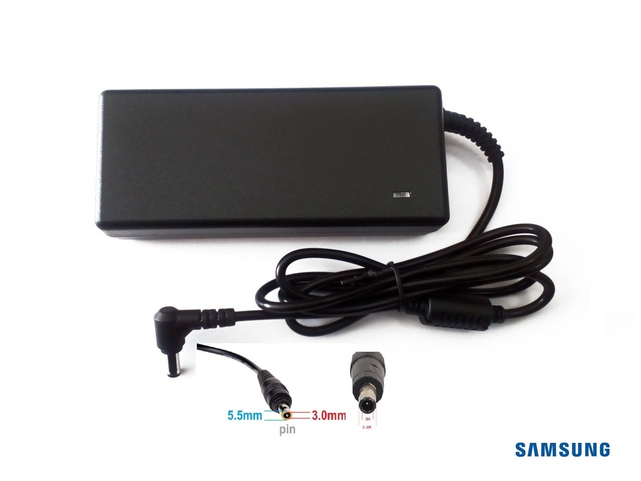 Compaxe CLS-474 Samsung Notebook Şarj Adaptörü...19V 4.74A 90W 5.5*3.0 İğneli Yuvarlak Uçlu Kolay Taşınır Tasarımlı Güvenli Hızlı Şarj Sağlayan Yüksek Verimli Samsung 19V 4.74A  Adaptör (nba90)