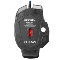 Everest SM-700 Usb Siyah Oyun Mouse