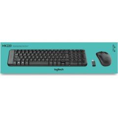 Logitech MK220 KABLOSUZ SET MM Q TR USB SİYAH